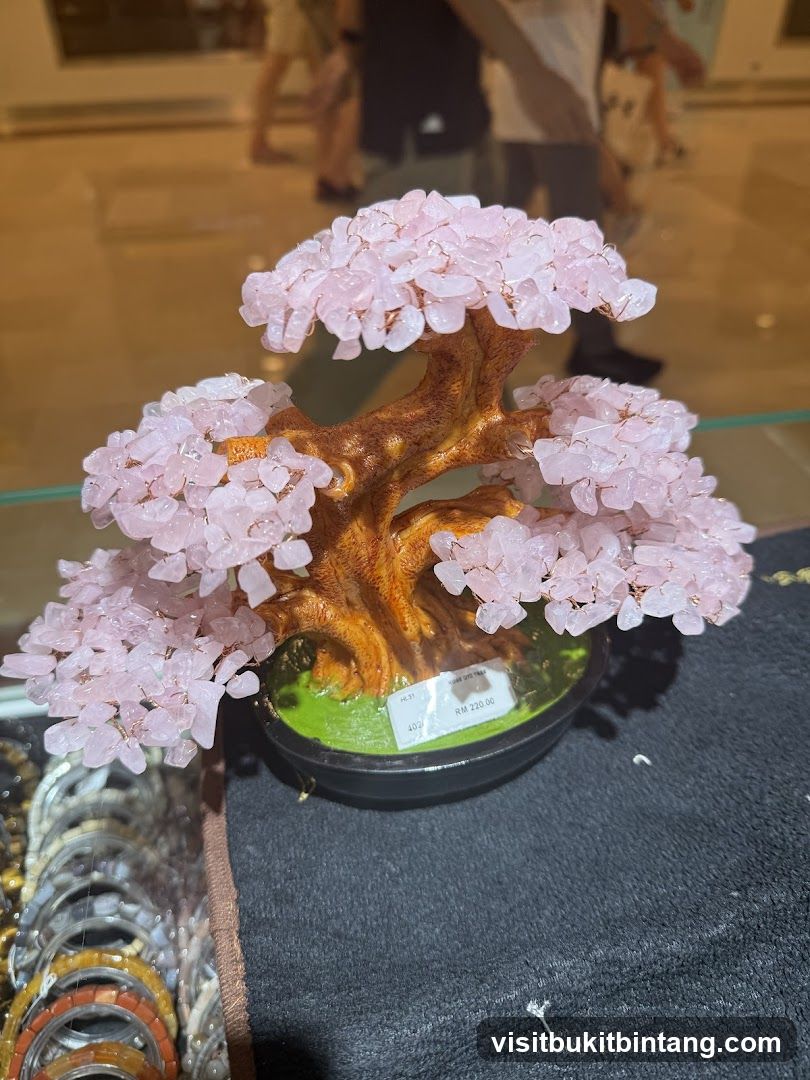 Rose Quartz Tree Decoration