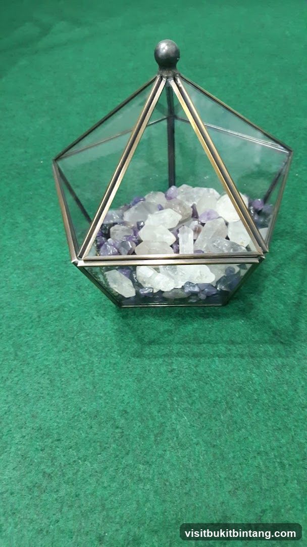 Geometric Terrarium with Crystals