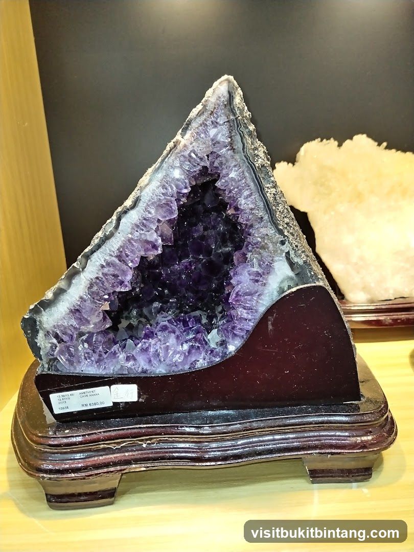 Amethyst Geode Display