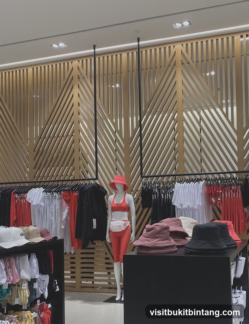 Athletic Apparel Store Display