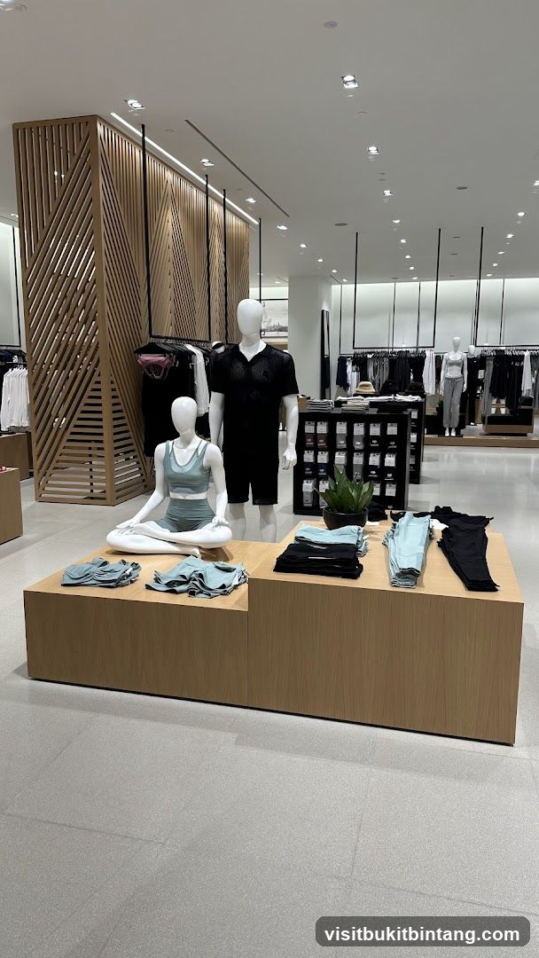 Athletic Apparel Display