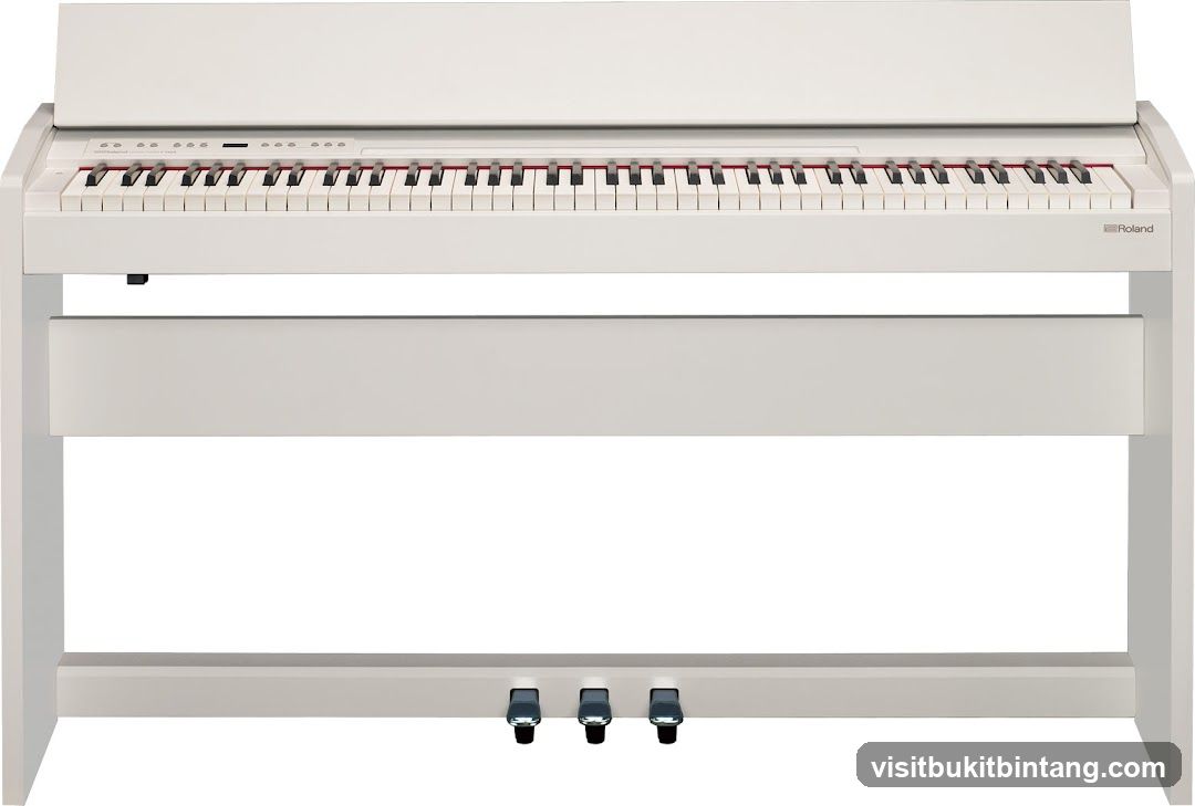 White Roland Digital Piano