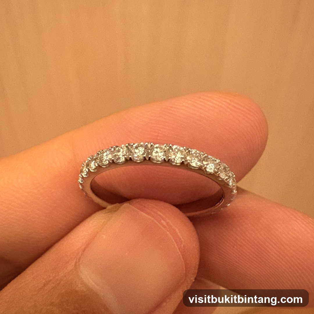 Diamond eternity ring