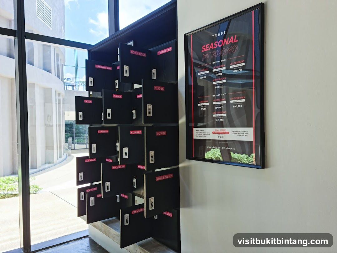 Gym Lockers and Seasonal PT Promo