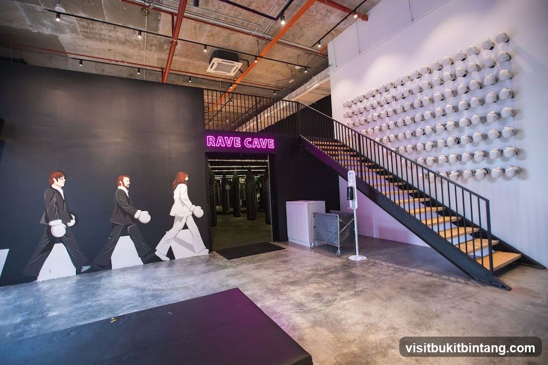 Gym Interior with Boxing Equipment