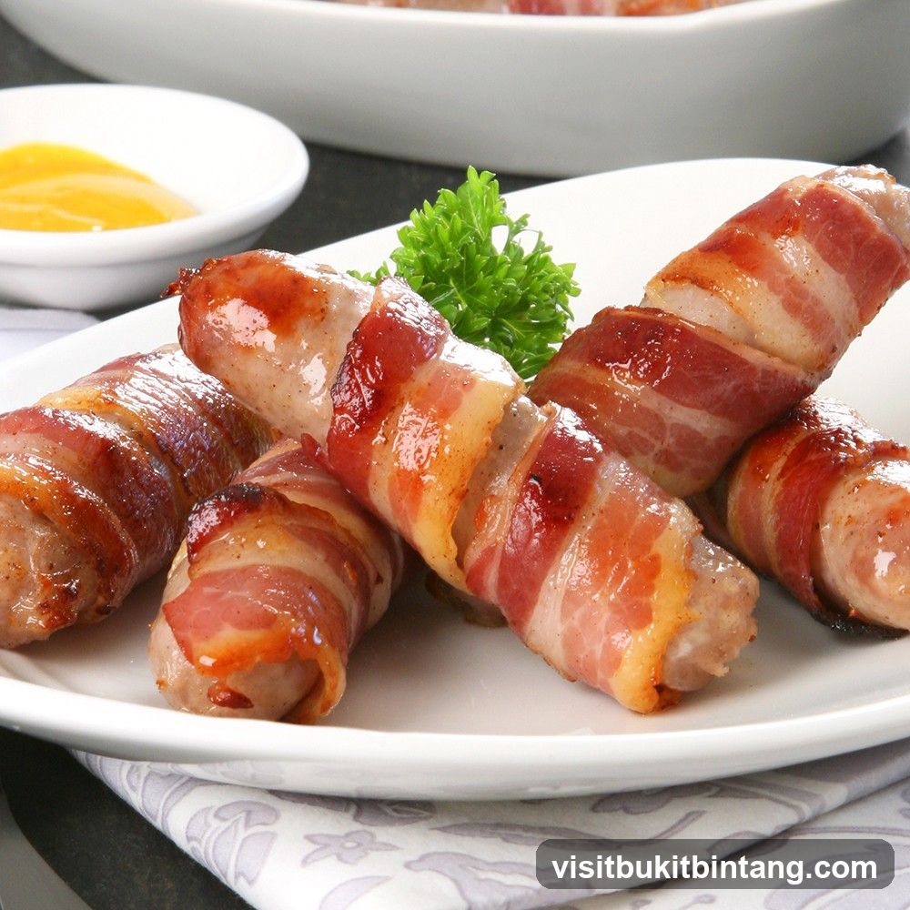 Bacon-Wrapped Sausages
