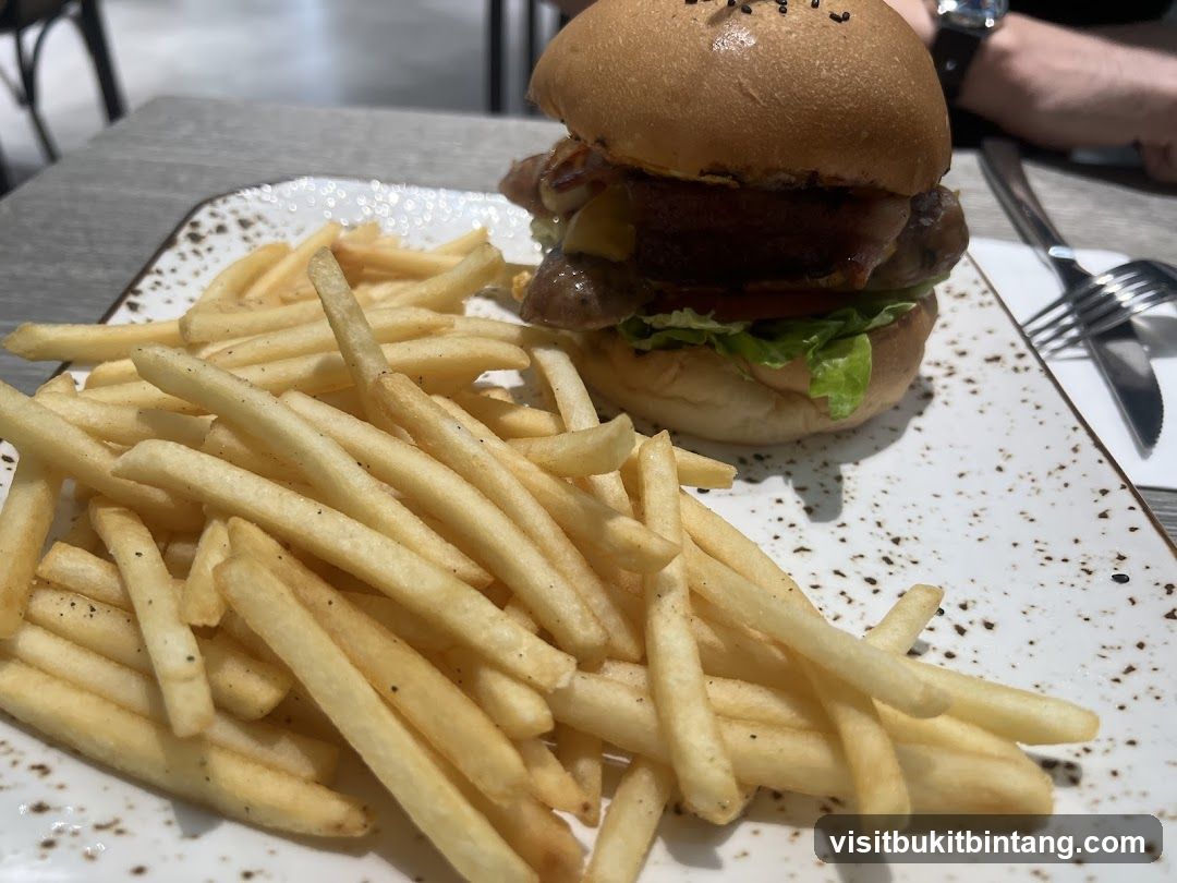 Burger and Fries