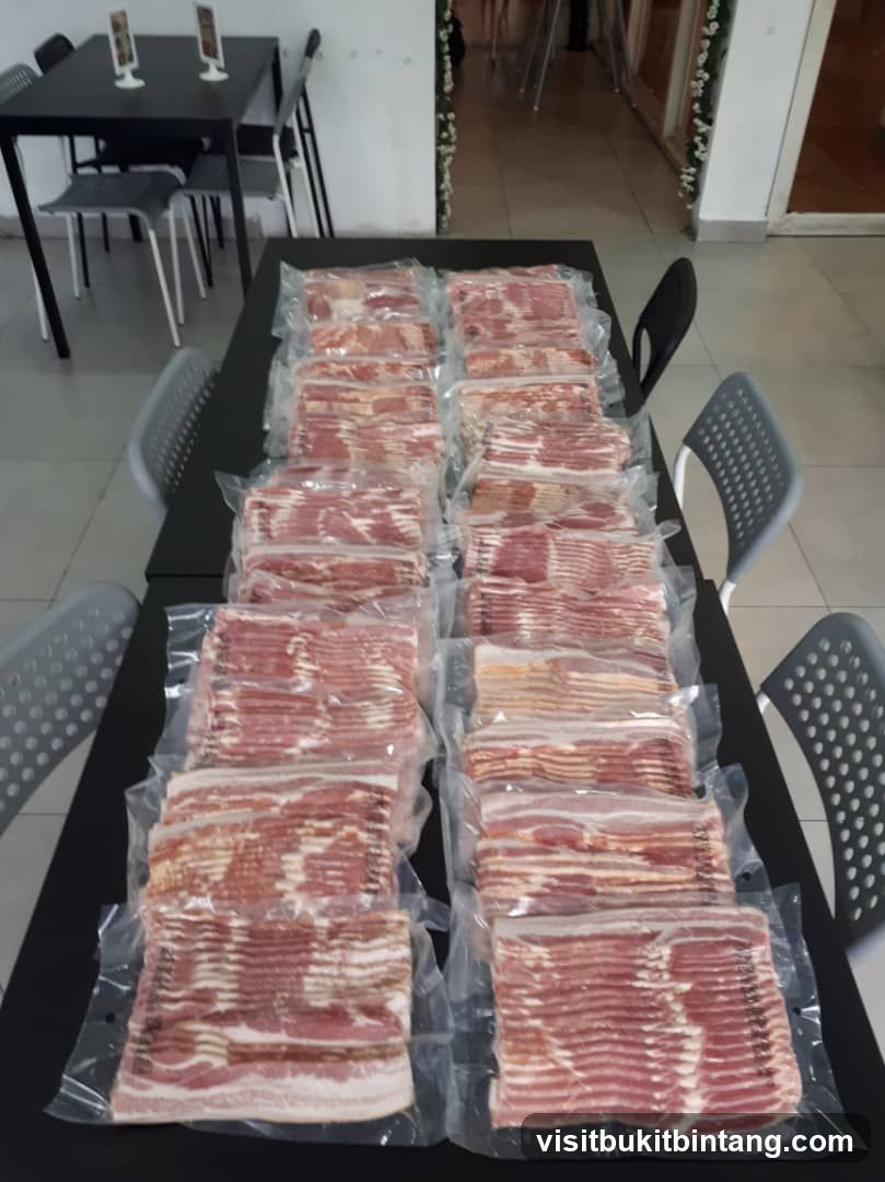 Packaged Bacon Slices