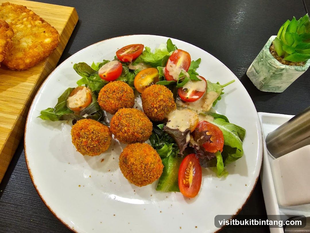 Salad with Croquettes
