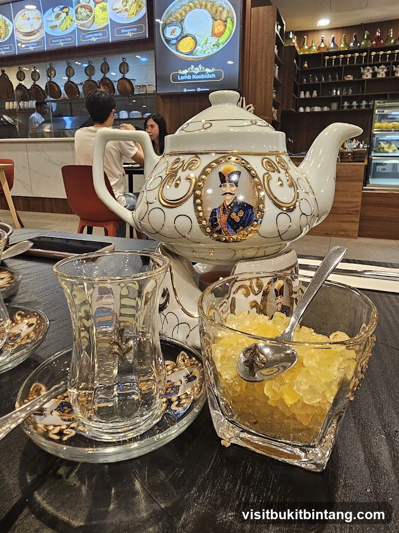 Table Setting with Decorative Teapot