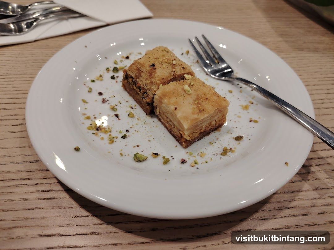Baklava on a Plate