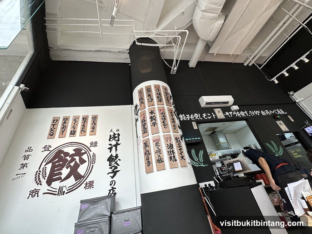 Restaurant Interior with Japanese Menu Boards