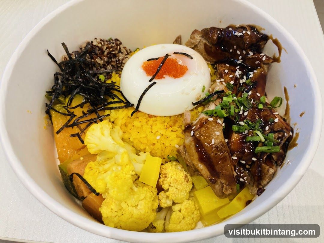 Rice Bowl with Chicken and Vegetables