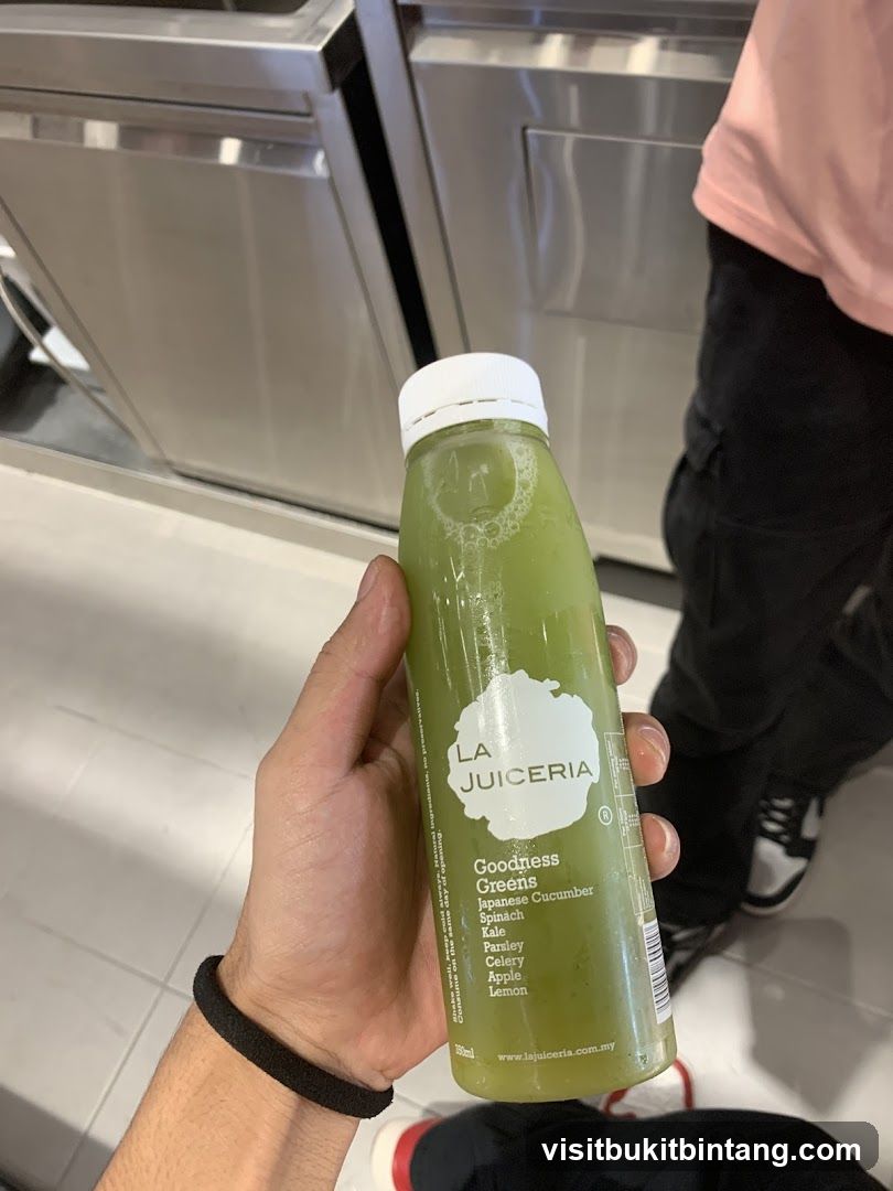 Bottle of Green Juice