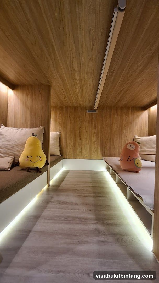 Cozy Bunk Beds with Plush Toys