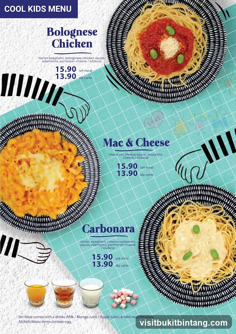 COOL KIDS MENU
