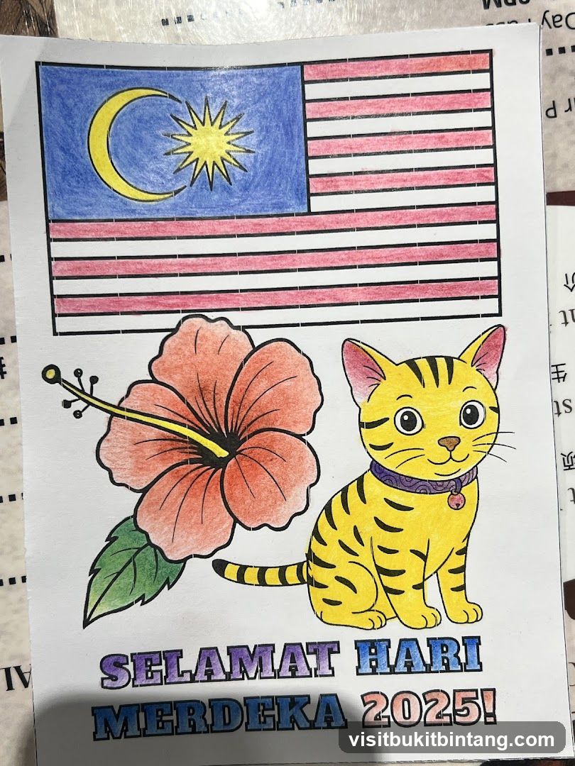 Merdeka Coloring Page
