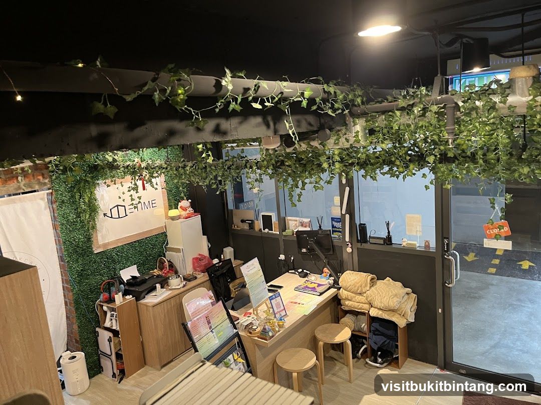 Reception Area with Greenery