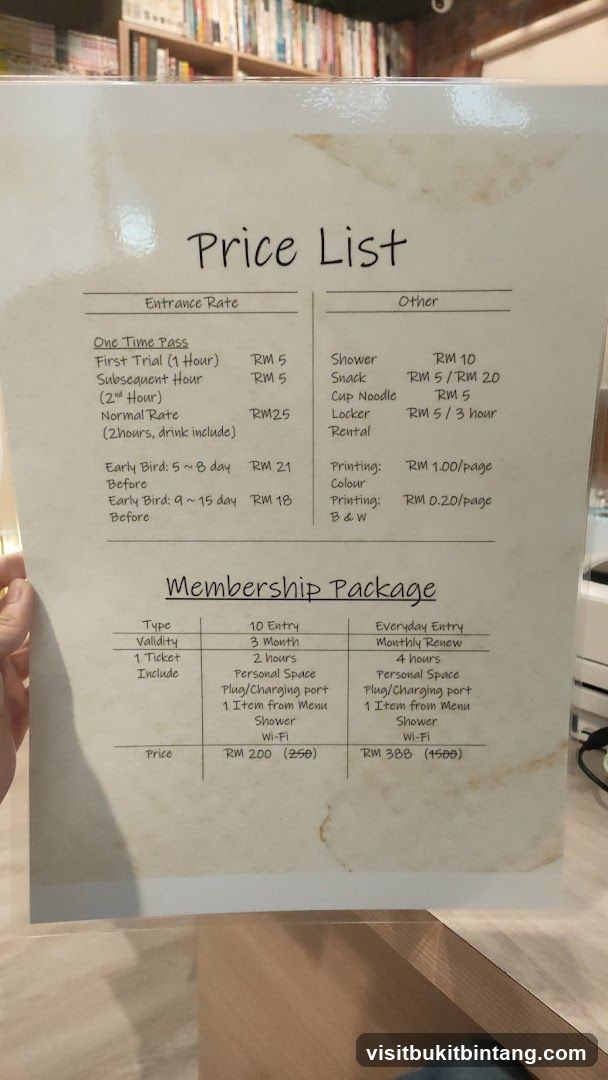 Price List
