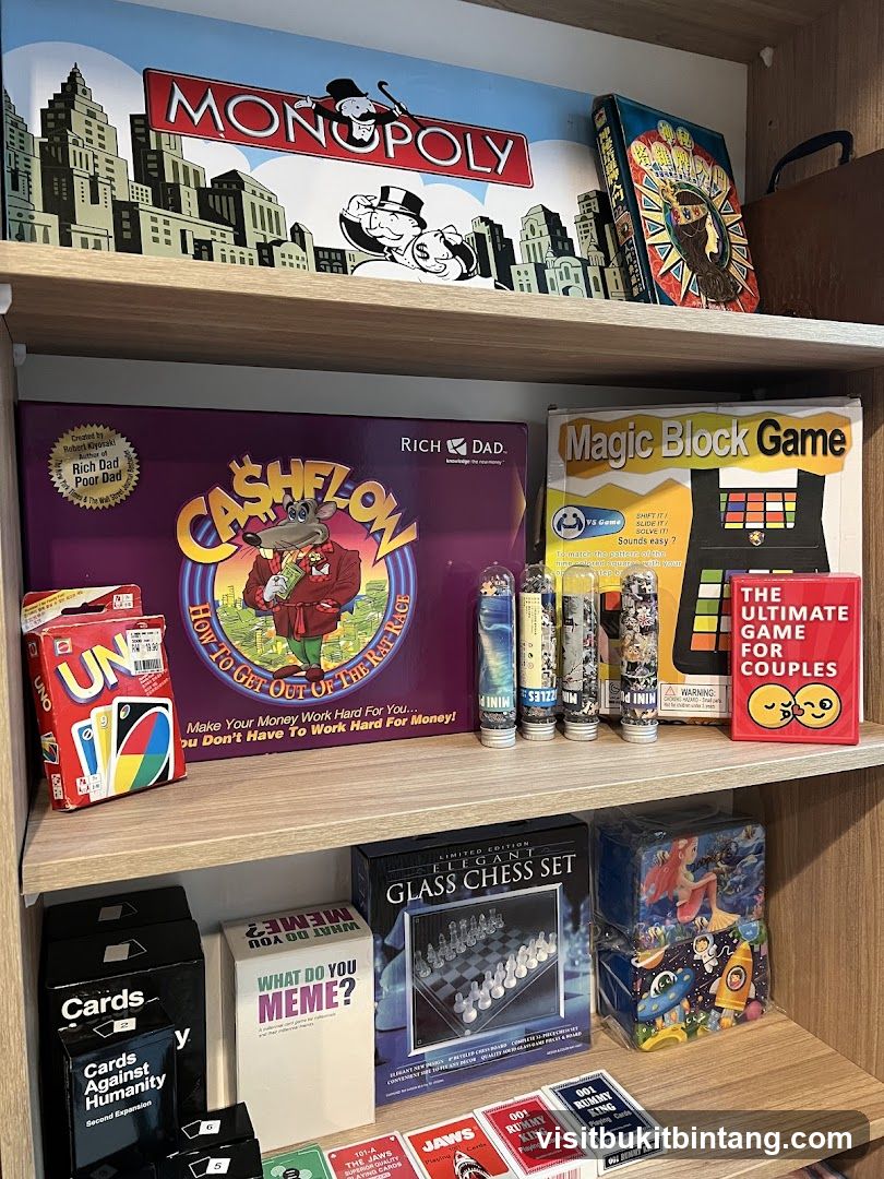 Board Games and Card Games Display