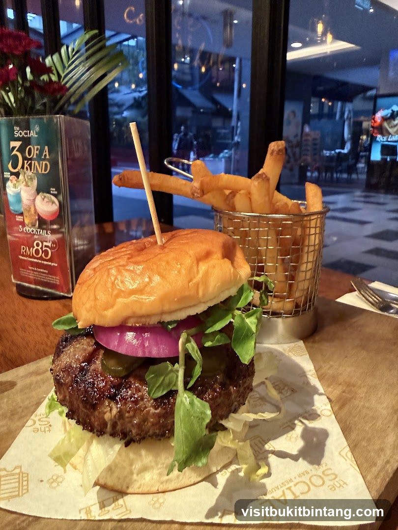 Burger and Fries