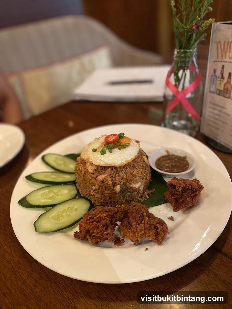 Fried Rice with Fried Chicken