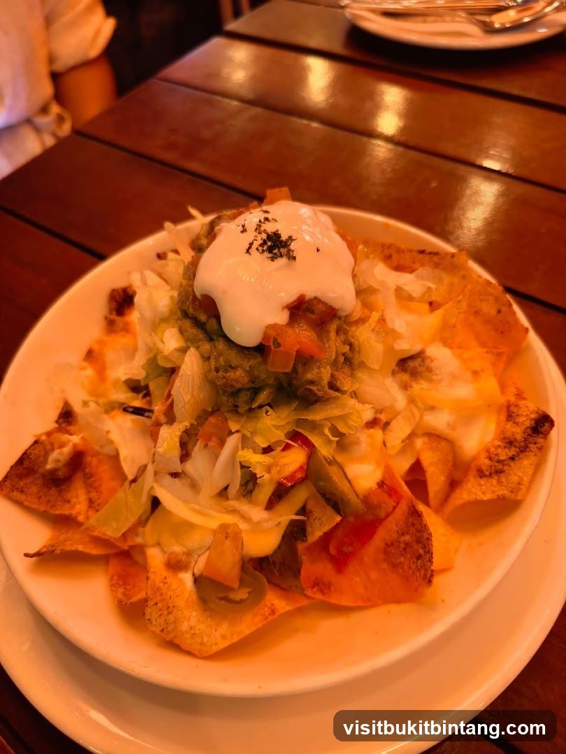 Nachos with toppings