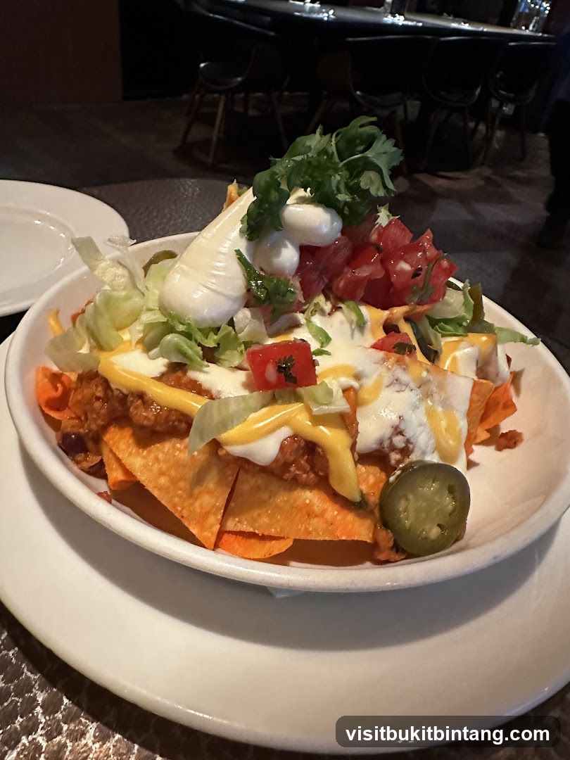Nachos with toppings