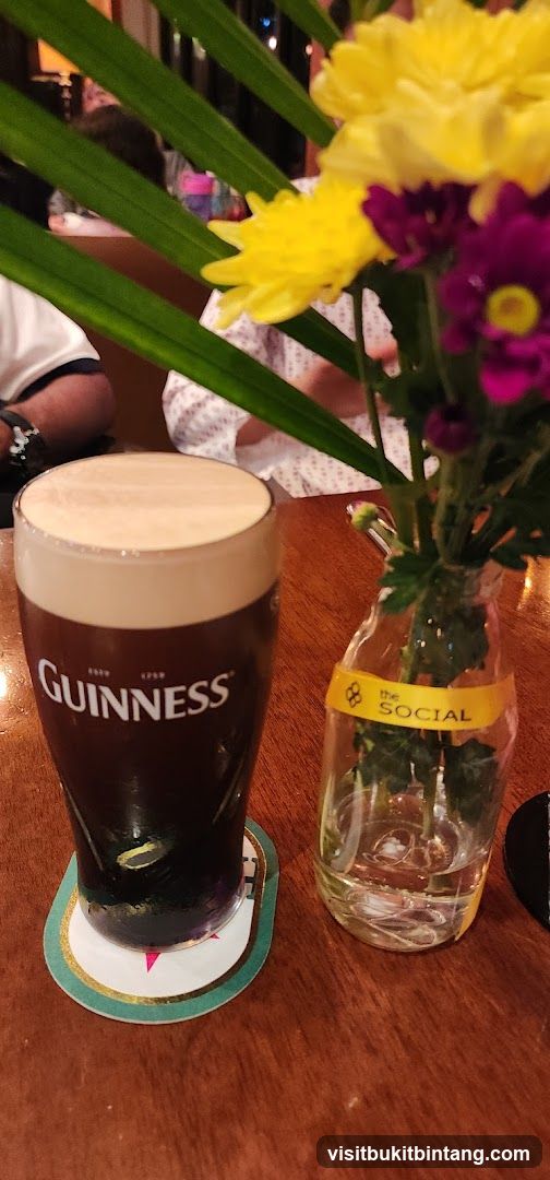 Guinness and Flowers