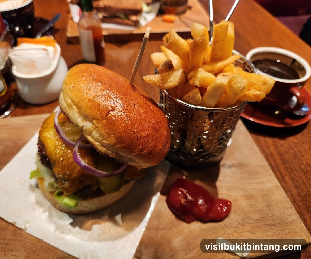Burger and Fries
