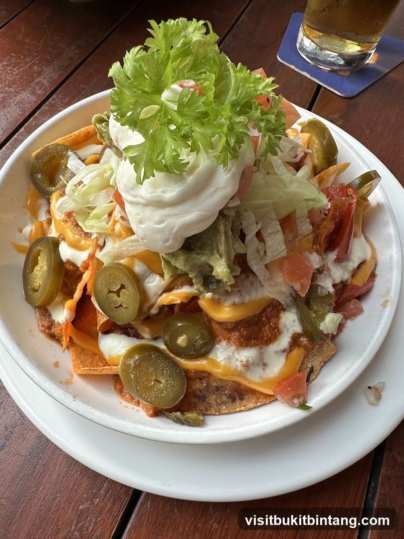 Nachos with toppings