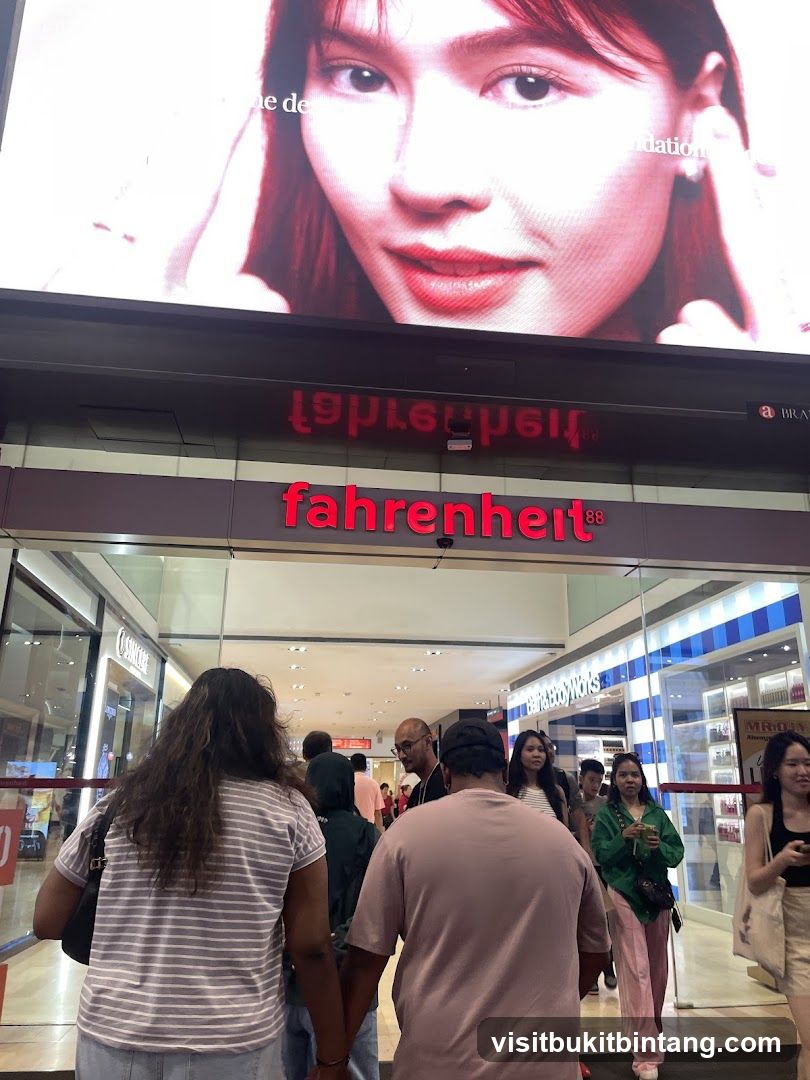 Mall Entrance with Advertisement