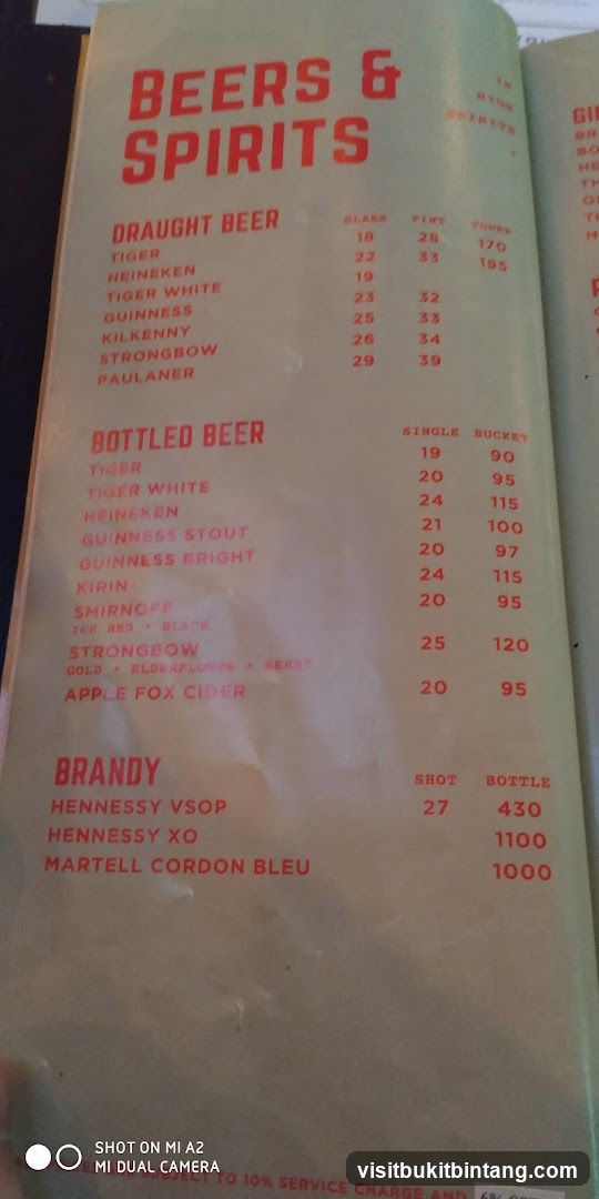 BEERS & SPIRITS