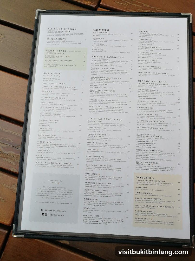 The Social Menu