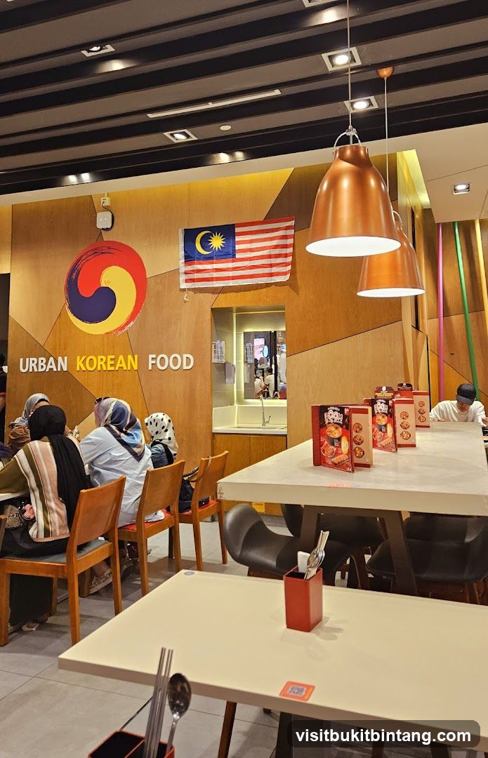Urban Korean Food Restaurant Interior