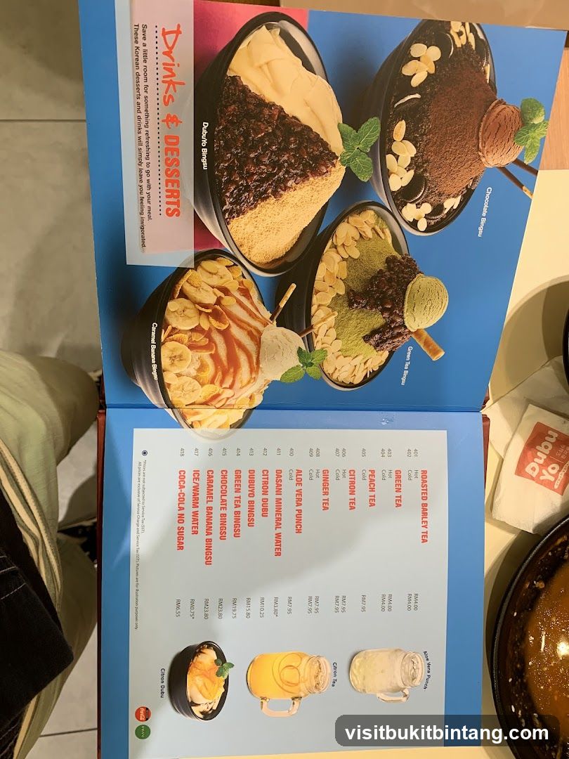 Drinks & DESSERTS