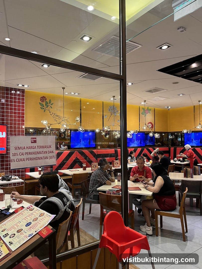 Restaurant Interior with Diners