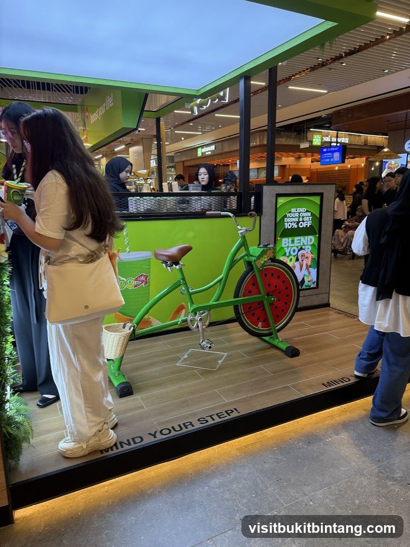 Promotional Display with Bicycle