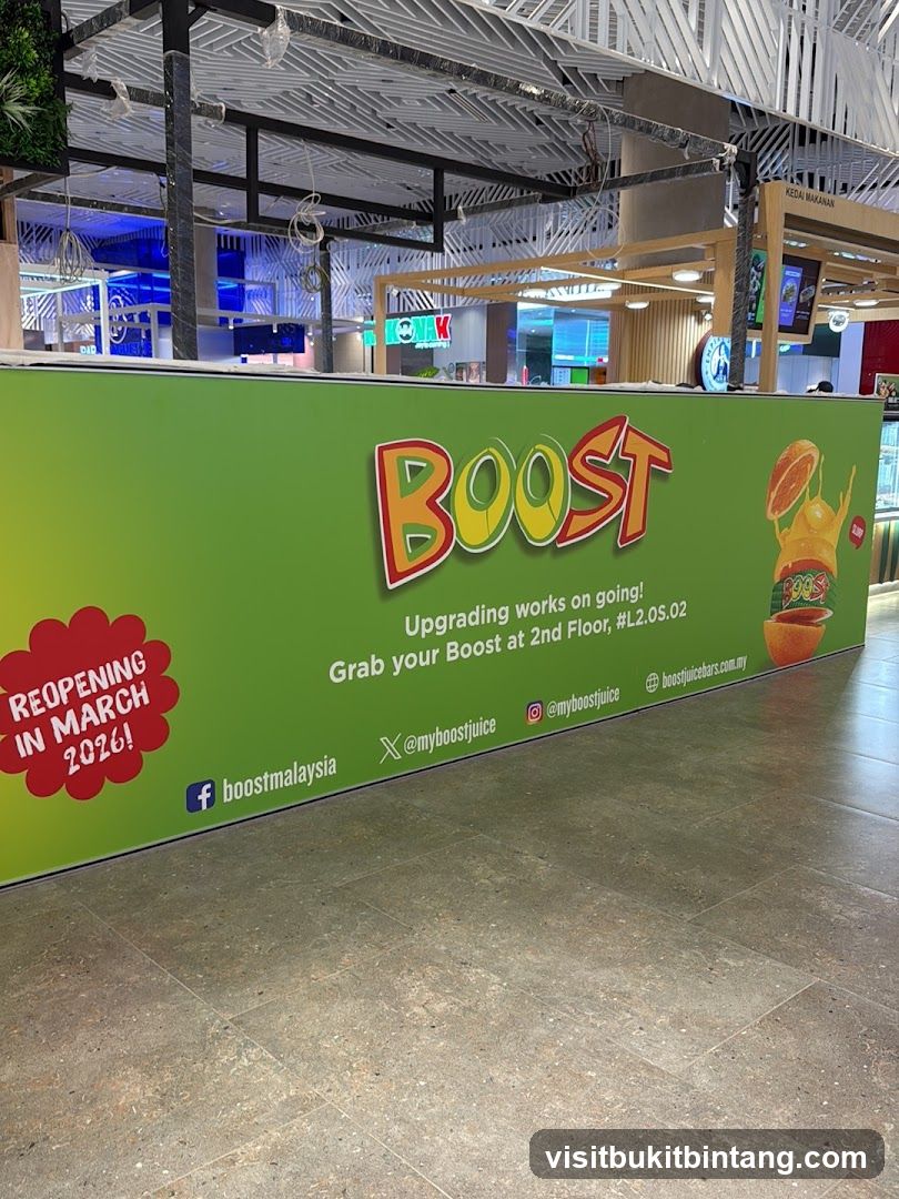 Boost Juice Reopening Banner