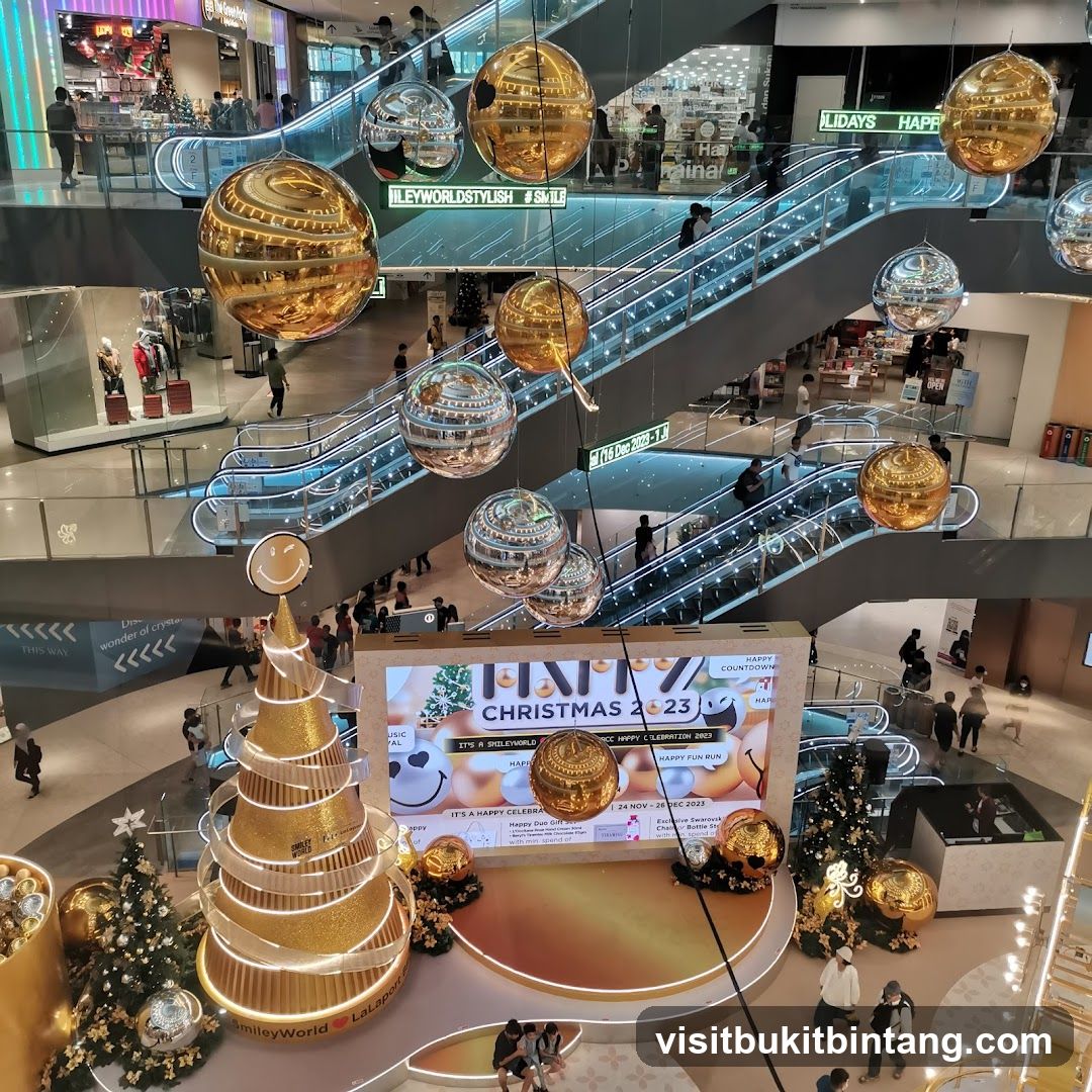 Christmas Decorations in a Mall