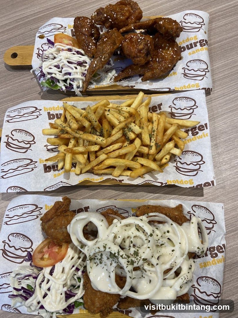 Fried Chicken and Fries