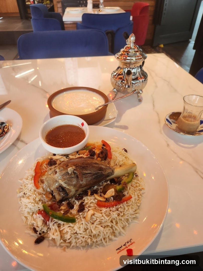 Lamb Shank with Rice