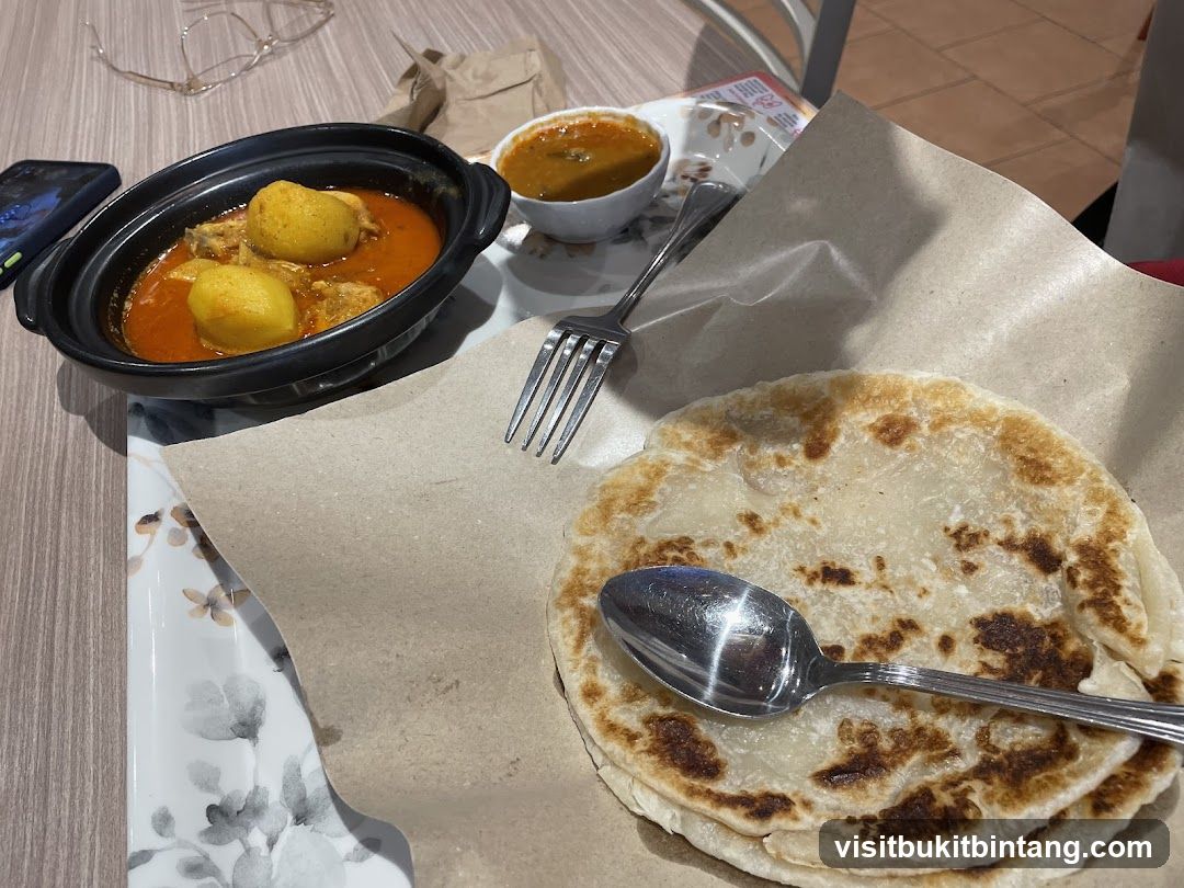 Roti Canai with Curry