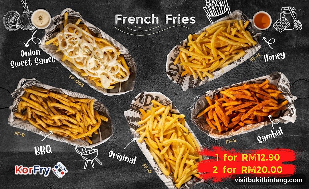 French Fries Menu