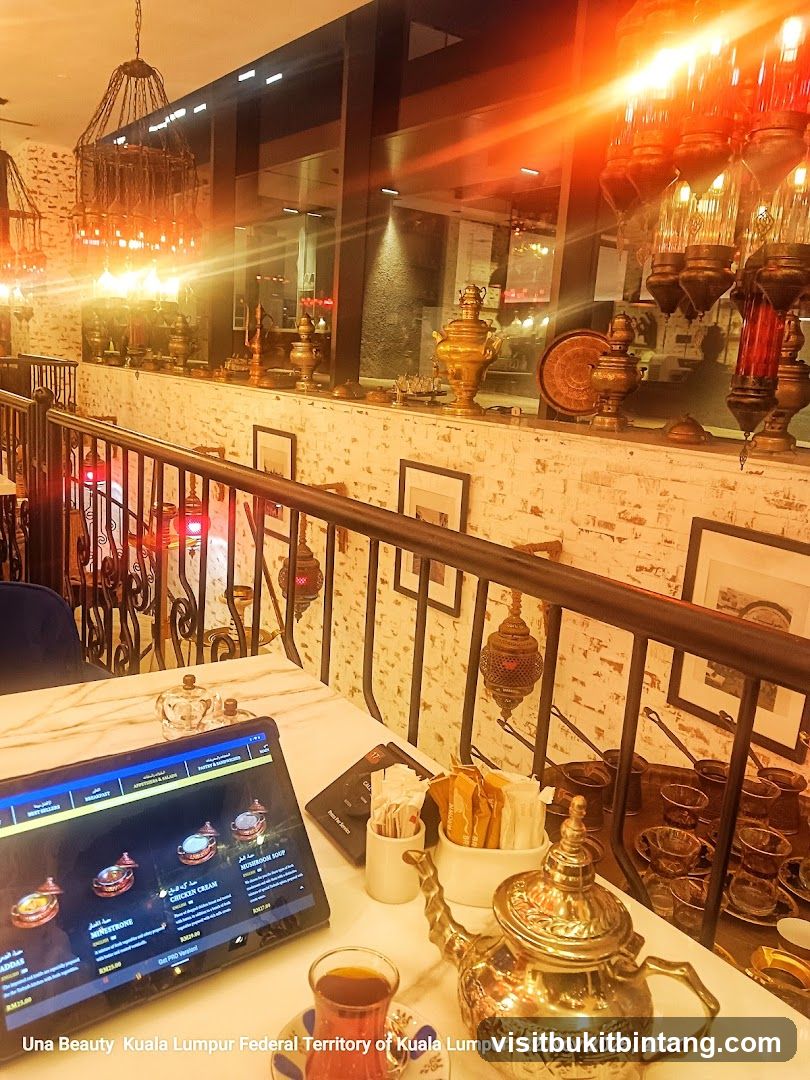 Restaurant Interior with Tablet Menu