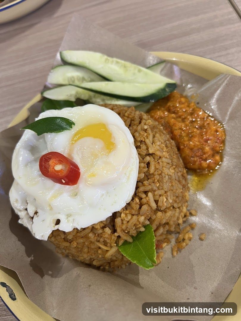 Fried Rice with Fried Egg and Sambal