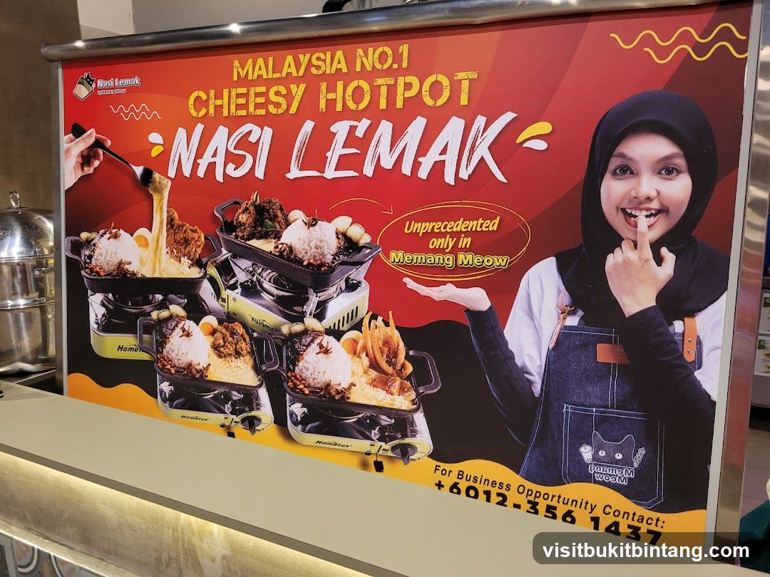 Nasi Lemak Cheesy Hotpot Advertisement