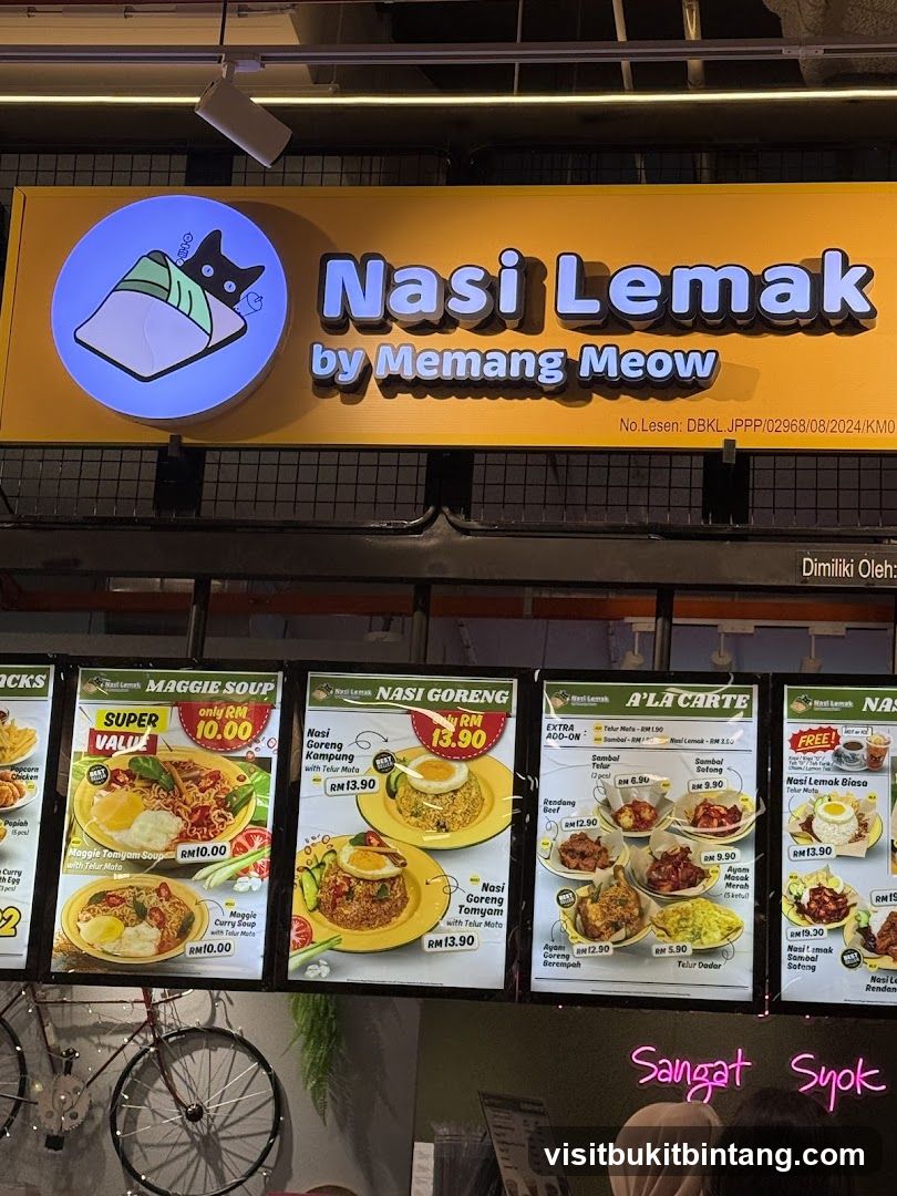 Nasi Lemak by Memang Meow Menu