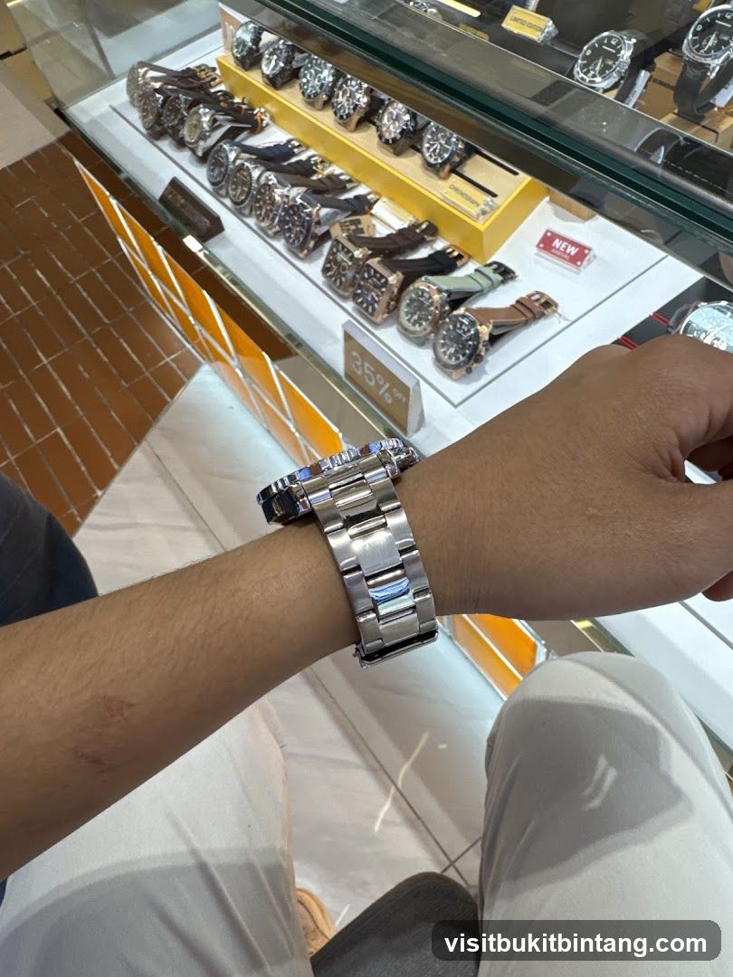 Watches on Display