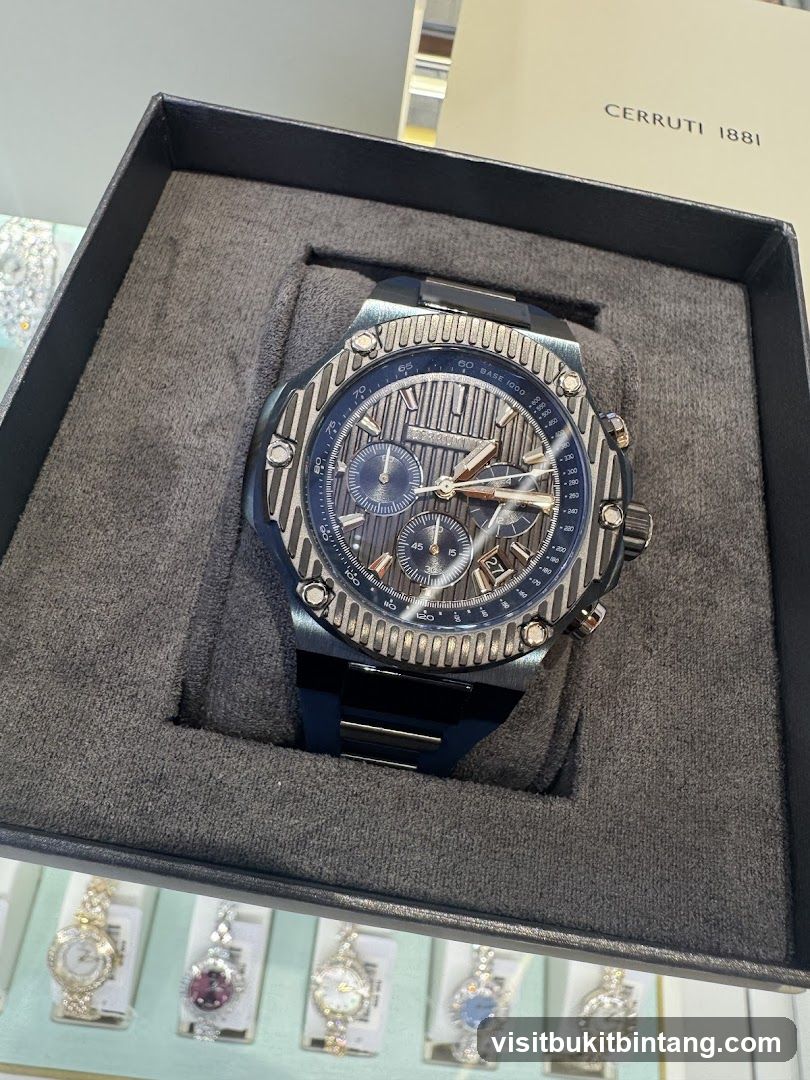 Cerruti 1881 Watch Display